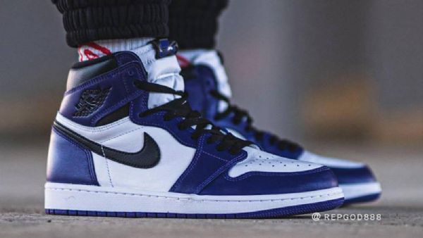 Nike Air Jordan 1 Court 2020 Sko Dame Lilla