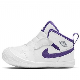 Nike Air Jordan 1 Crib Bootie Retro Basketball Shoes Barn Lilla
