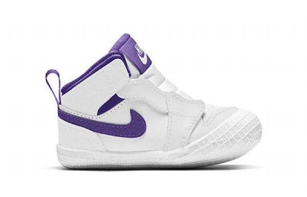 Nike Air Jordan 1 Crib Bootie Retro Basketball Shoes Barn Lilla