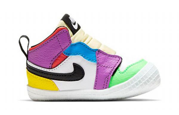 Nike Air Jordan 1 Crib Bootie Retro Basketball Shoes Barn Multicolor