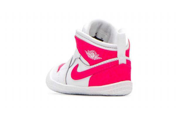 Nike Air Jordan 1 Crib Bootie Retro Basketball Shoes Barn Rosa
