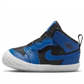 Nike Air Jordan 1 Crib Bootie Sko Barn Mørke Blå