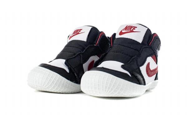 Nike Air Jordan 1 Crib Bootie Sko Barn Rød