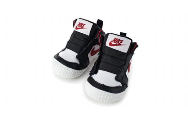 Nike Air Jordan 1 Crib Bootie Sko Barn Rød