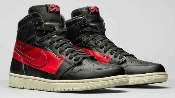 Nike Air Jordan 1 Defiant Sko Herre Svarte Rød