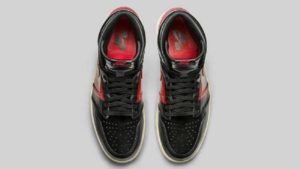 Nike Air Jordan 1 Defiant Sko Herre Svarte Rød