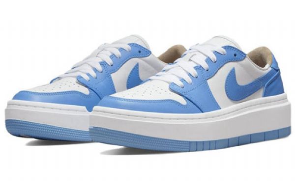 Nike Air Jordan 1 Elevate Low Tops Retro Basketball Shoes Dame Blå