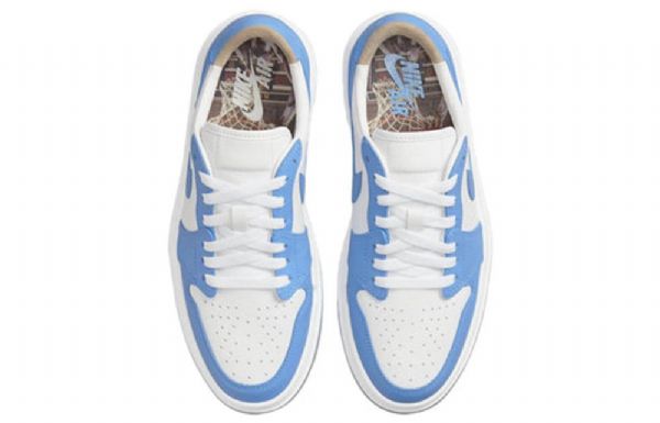 Nike Air Jordan 1 Elevate Low Tops Retro Basketball Shoes Dame Blå