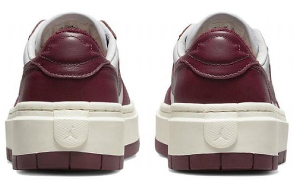 Nike Air Jordan 1 Elevate Low Tops Retro Basketball Shoes Dame Burgunder Hvite