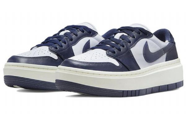 Nike Air Jordan 1 Elevate Low Tops Retro Basketball Shoes Dame Marineblå