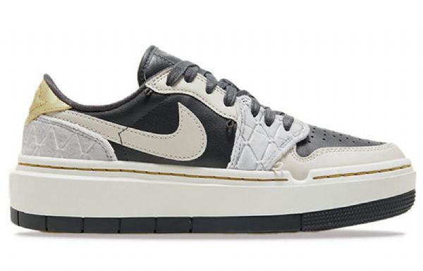 Nike Air Jordan 1 Elevate Low Tops Se Retro Basketball Shoes Dame Grå