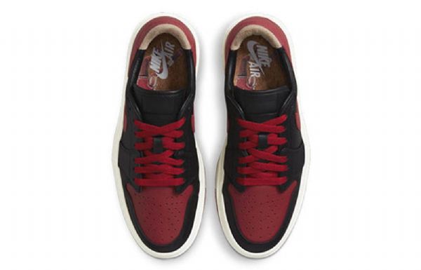 Nike Air Jordan 1 Elevate Low Tops Se Retro Basketball Shoes Dame Rød Svarte