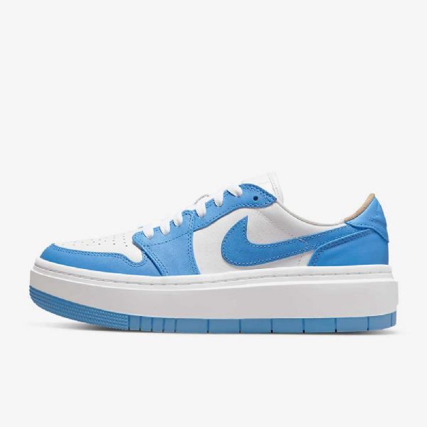 Nike Air Jordan 1 Elevate Low Tops Se Sko Dame Hvite Blå