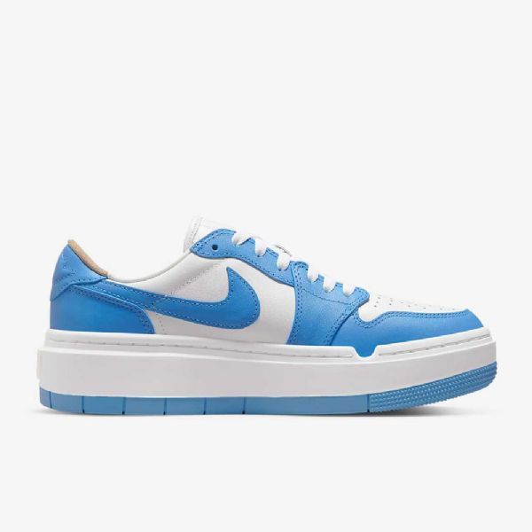 Nike Air Jordan 1 Elevate Low Tops Se Sko Dame Hvite Blå