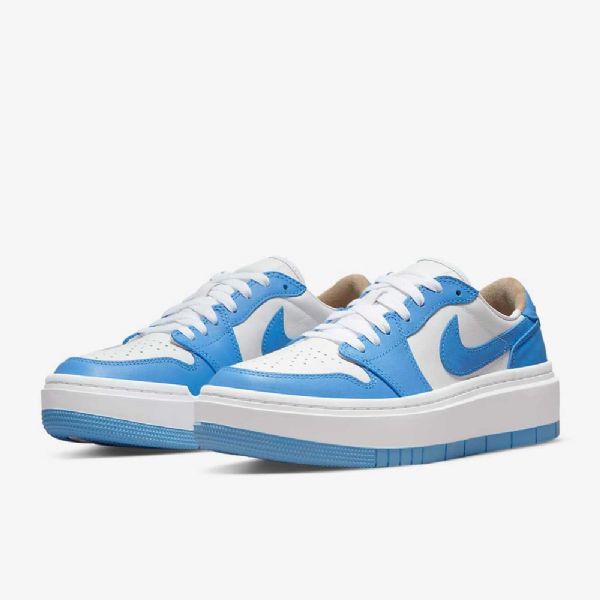 Nike Air Jordan 1 Elevate Low Tops Se Sko Dame Hvite Blå