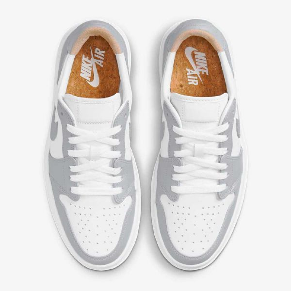 Nike Air Jordan 1 Elevate Low Tops Sko Dame Gul Grå