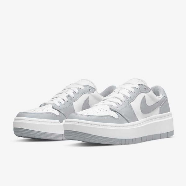 Nike Air Jordan 1 Elevate Low Tops Sko Dame Gul Grå