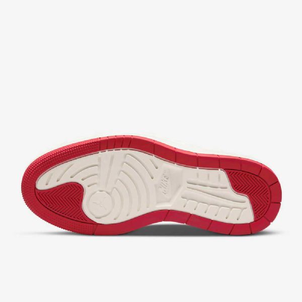 Nike Air Jordan 1 Elevate Low Tops Sko Dame Mørke Grå Rød