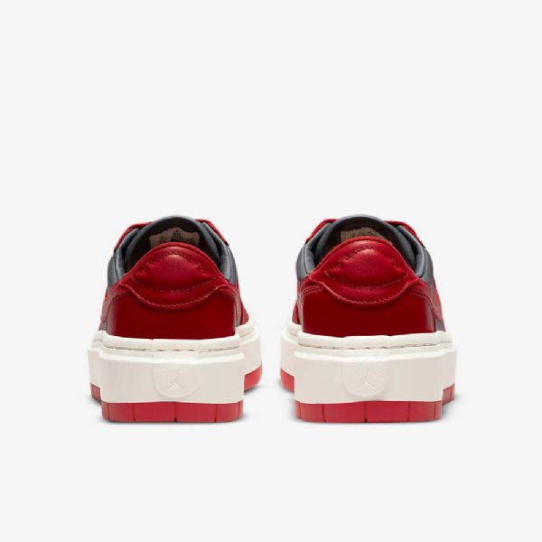 Nike Air Jordan 1 Elevate Low Tops Sko Dame Mørke Grå Rød