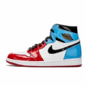 Nike Air Jordan 1 Fearless Sko Herre Rød Blå Hvite