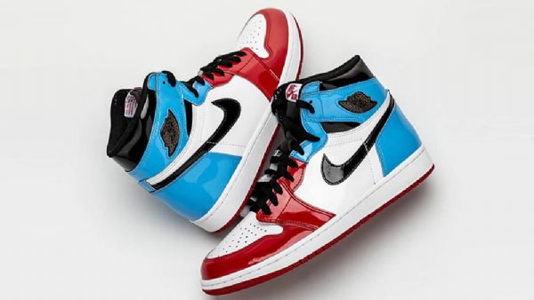 Nike Air Jordan 1 Fearless Sko Herre Rød Blå Hvite