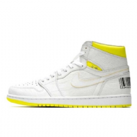 Nike Air Jordan 1 First Class Flight Sko Dame Hvite