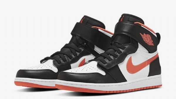 Nike Air Jordan 1 Flyease Turf Sko Herre Oransje Svarte Hvite