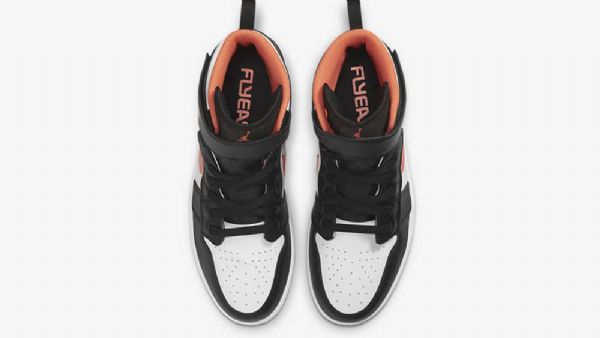 Nike Air Jordan 1 Flyease Turf Sko Herre Oransje Svarte Hvite