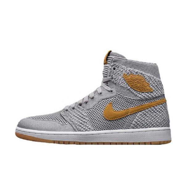 Nike Air Jordan 1 Flyknit Sko Herre Grå