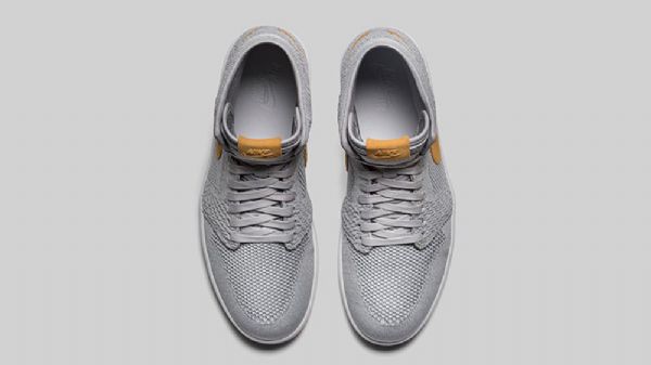 Nike Air Jordan 1 Flyknit Sko Herre Grå