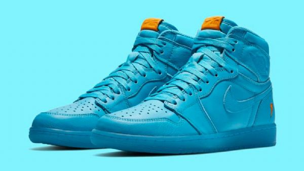 Nike Air Jordan 1 Gatorade Lagoon Sko Herre Blå
