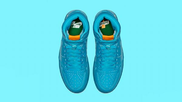 Nike Air Jordan 1 Gatorade Lagoon Sko Herre Blå