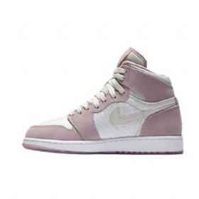 Nike Air Jordan 1 Gg Plum Fog Heiress Sko Herre Rosa