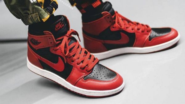 Nike Air Jordan 1 Hi 85 Sko Herre Rød Svarte