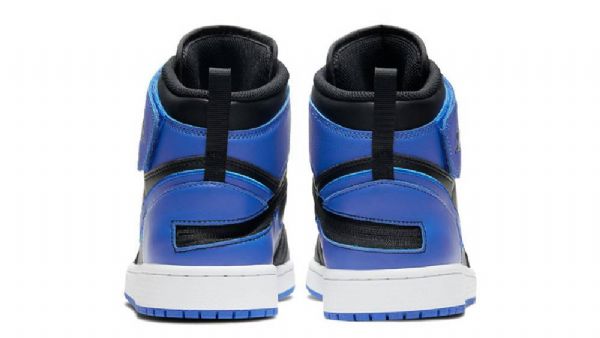 Nike Air Jordan 1 Hi Flyease Hyper Royal Sko Herre Svarte Blå
