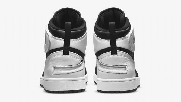 Nike Air Jordan 1 Hi Flyease Sko Dame Svarte Hvite
