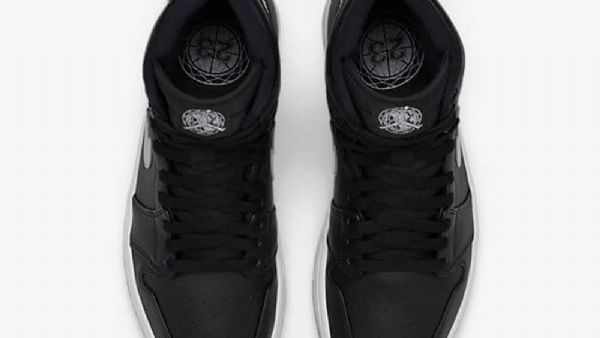Nike Air Jordan 1 High Tops Asg Sko Herre Svarte Sølv