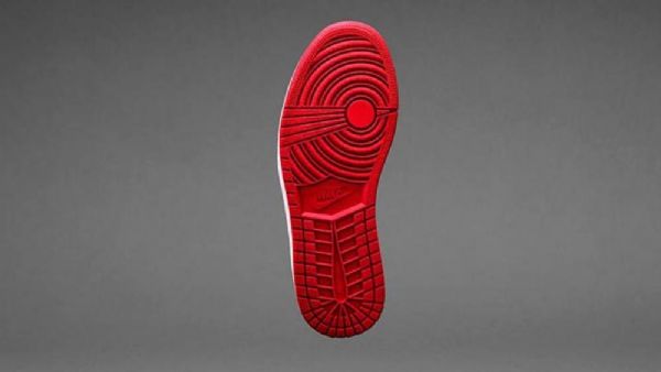 Nike Air Jordan 1 High Tops Bred Sko Herre Svarte Rød