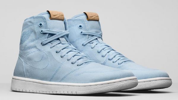 Nike Air Jordan 1 High Tops Decon Easter Sko Herre Blå