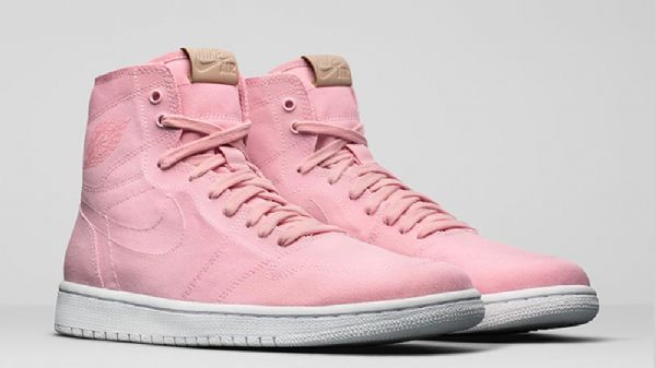 Nike Air Jordan 1 High Tops Decon Easter Sko Herre Rosa