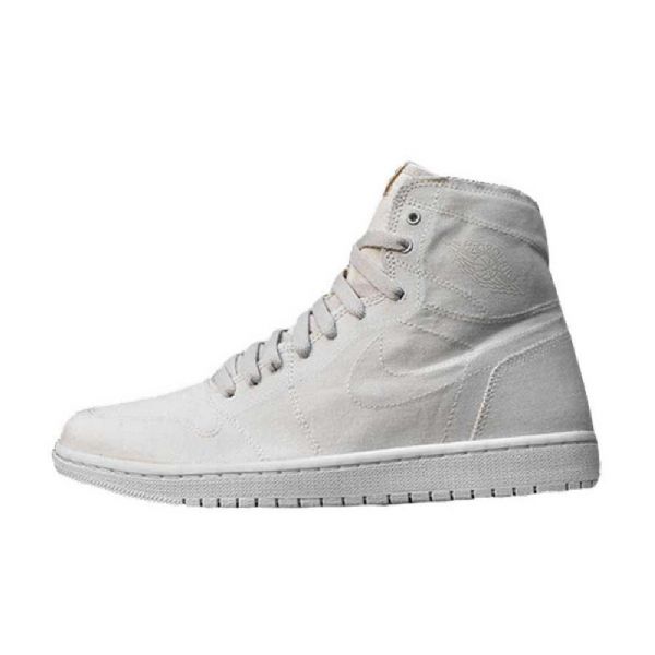 Nike Air Jordan 1 High Tops Decon Sko Herre Hvite