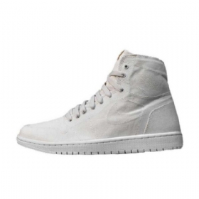 Nike Air Jordan 1 High Tops Decon Sko Herre Hvite