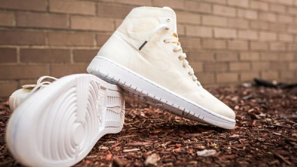 Nike Air Jordan 1 High Tops Decon Sko Herre Hvite