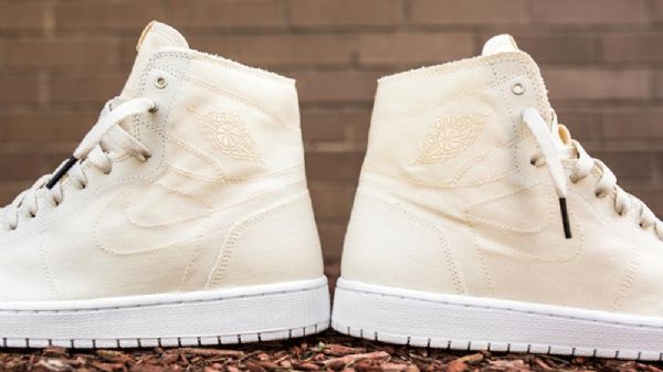 Nike Air Jordan 1 High Tops Decon Sko Herre Hvite