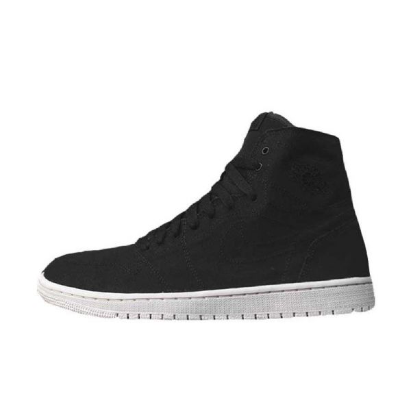 Nike Air Jordan 1 High Tops Decon Sko Herre Svarte