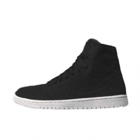 Nike Air Jordan 1 High Tops Decon Sko Herre Svarte