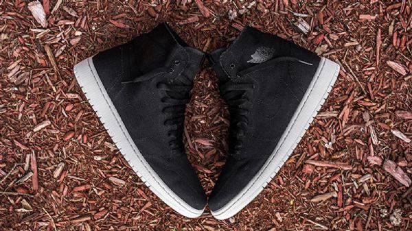 Nike Air Jordan 1 High Tops Decon Sko Herre Svarte