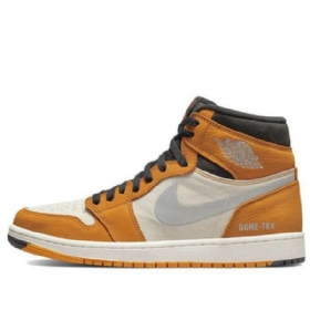 Nike Air Jordan 1 High Tops Element Gore-tex Retro Basketball Shoes Herre Lyse Gul