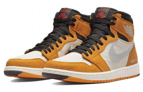 Nike Air Jordan 1 High Tops Element Gore-tex Retro Basketball Shoes Herre Lyse Gul