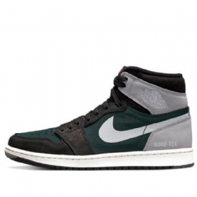 Nike Air Jordan 1 High Tops Element Gore-tex Retro Basketball Shoes Herre Svarte Grå